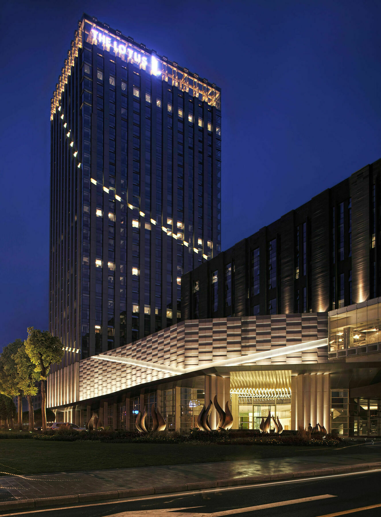 Chongqing The Lotus Hotel Экстерьер фото